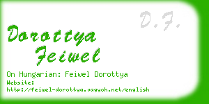 dorottya feiwel business card